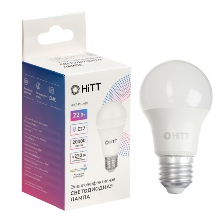 HITT-PL, A60, 22 W, 230 V, E27, 6500 K lamp