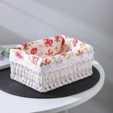 Basket for storage laid handmade Daulaan 