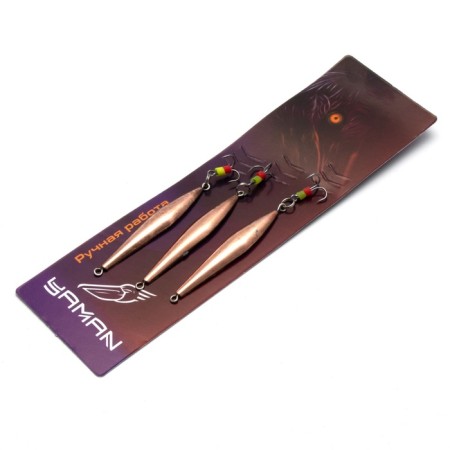 Vertical "Yaman" torpedo with a tee, size 50 mm, 5 g, color copper-4