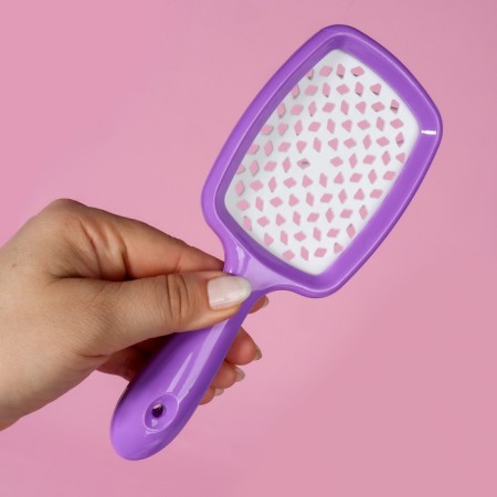 The comb is massage, wide, ventilated, 8.3 × 20 cm, color mix-9