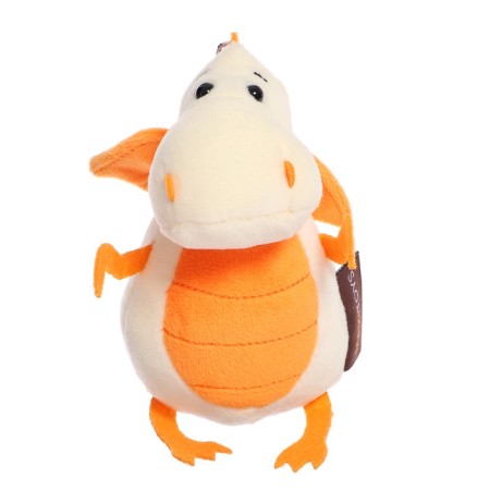 Soft toy "Dragon", milk-orange tummy, 13 cm-4
