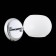Wall lamp EVOLUCE. Sle104301-01. Lanta. 1x40 W, E14, 14x12 cm, color chromium