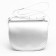 Bag Cross-Body Women's, genuine leather, Ludor silver, 20x6x12 cm