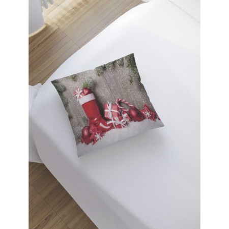 Decorative pillowcase "New Year's gifts", on a zipper, size 45x45 cm-1