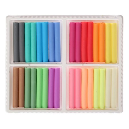 Plasticine soft wax, 16 colors 240 g "School of Creativity"-2