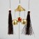 Wind Music Metal "Wolf" 4 bells 52x12.5x2.7 cm