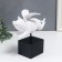 Polystone souvenir "White lead with wings" 18x8x17 cm