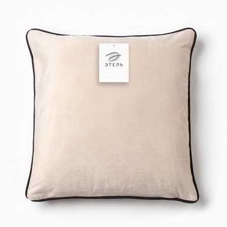 Pillowess Decorative Ethel "Kant", 45x45, beige color, velor (100% PE)-4