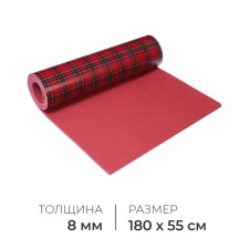 Tourist mat, 180x55x0.8 cm, mix color
