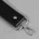 Handle for a bag, with carbines, 35 ± 1 cm × 3.5 cm, black/silver color