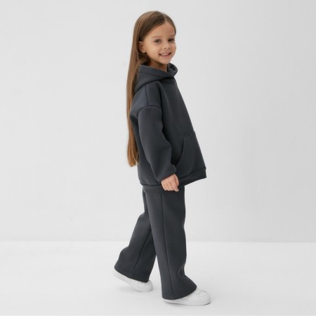 Children's costume with the basis (sweatshirt, trousers) KAFTAN R.38 (146-152), gray-3