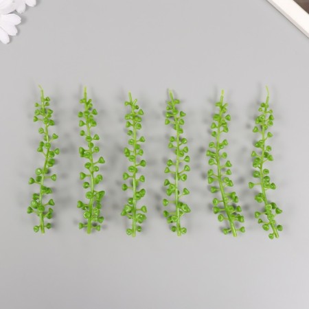 Artificial plant for creativity "Tubular branch" set of 6 pcs 14 cm