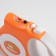 Roulette "Pigzon" with a flashlight, rubberized pen, 5 m, up to 35 kg, orange