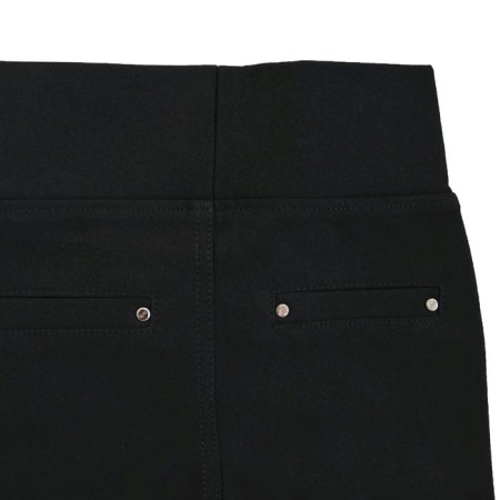 Pants for girls, height 128 cm, black color-3