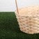 Wicker basket, bamboo, natural color