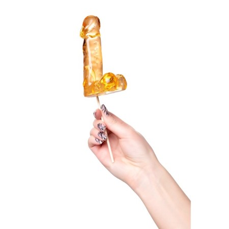 Lollipop Sosuchki "Penis Amaretto", Orange color, 173 g-4