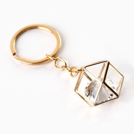 Key keychain "Burn with happiness", 7 x 2 cm-2