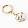 Key keychain "Burn with happiness", 7 x 2 cm