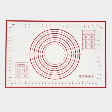 Reinforced rug with a spill of the share, silicone, 40 × 60 cm, white color