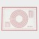 Reinforced rug with a spill of the share, silicone, 40 × 60 cm, white color