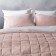 Software "Soft": a coverlet 250 x 270 cm, pillowcase 40 x 60 cm - 2 pcs, the color is light - pink