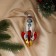 Christmas tree decoration "Rocket"., In a gift package, h- cm