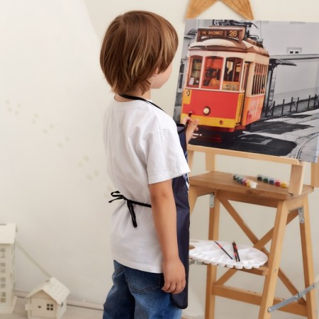 Apron Children's Ethel "Open the World", 49 x 39 cm-5