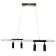 Light Bayerlux "Lani" LED 68W black and gold 29.5x14x89 cm