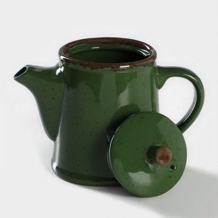 Porcelain teapot Punto Verde, 500 ml, h = 14.5 cm-1