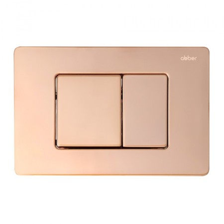 Washing button ABBER AC0120RG, for hidden installation systems, color pink gold