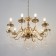 Caus "Maldiva" 10he14 40W gold 62x62x32-82cm Bayerlux