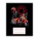 Notebook of 12 sheets in the Motorcyclist line, cover coated paper, VD-LK, block No. 2 (gray sheets), mix