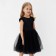Dress Children's Minaku: Partydress, black color, height 110 cm