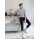Male T -shirt, size 46, white color