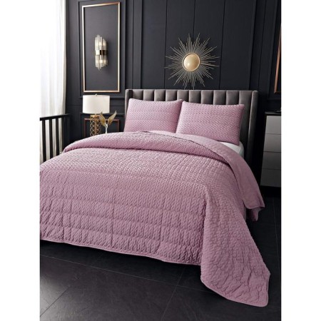 A set with a bedspread "Irma", size 160x220 cm, 50x70 cm, color of the powder-8