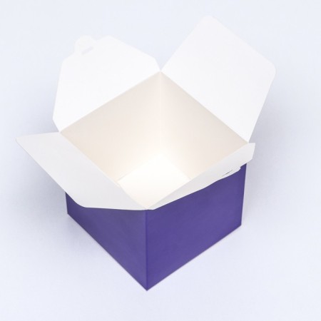The box is folding, square, purple, 10 x 10 x 10 cm,-2