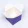 The box is folding, square, purple, 10 x 10 x 10 cm,