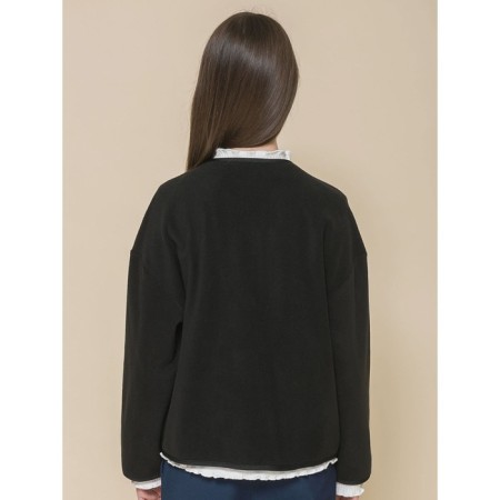 Jacket for girls, height 158 ​​cm, black color-2