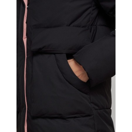 Winter jacket female, size 50, black color-8