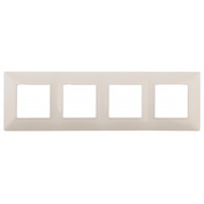 The frame for the circuit breaker for 4 posts, era Elegance, ivory