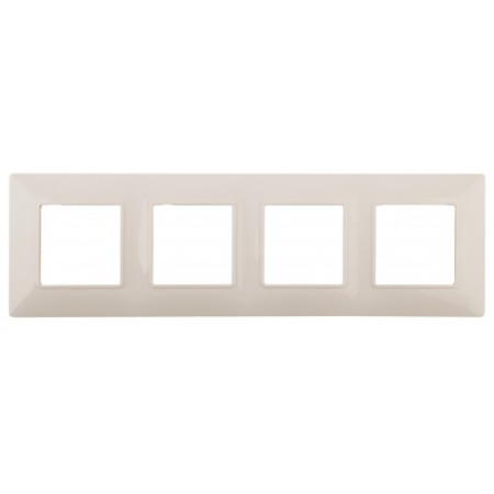 The frame for the circuit breaker for 4 posts, era Elegance, ivory