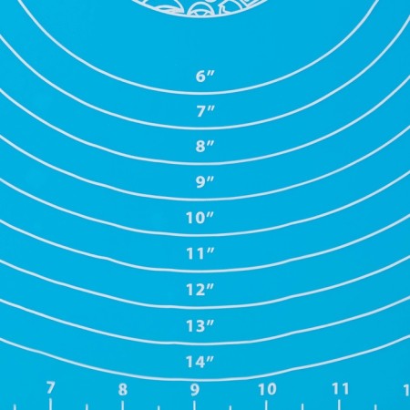 Baking rug with marking the valve "Erme", silicone, 50 × 40 cm, color mix-1