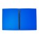 Folder on 4 rings A4, 24 mm, 550 μm, Erichkrause Diamond Total Blue, embossing, blue