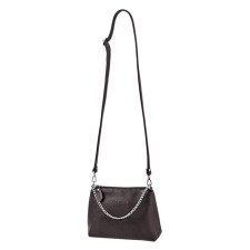 B2692 Bag Cross-Bodi, lightning department, dark brown color 14x20x6.5cm