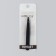 Direct, wide tweezers, 9.5 cm, black color