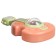The rattle "Guitar", 12 cm, orange color, crush me