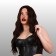 Artificial wig, imitation of the skin, 60 cm, 160 grams, brown color (#SHT8)
