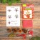 A set for creating a suspended Christmas tree toy from the cone "deer", a set of 4 pcs.