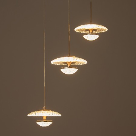 Lamp Bayerlux "Ghanvi" Led 36W 4000k gold 16x16x19-110 cm-5
