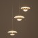 Lamp Bayerlux "Ghanvi" Led 36W 4000k gold 16x16x19-110 cm